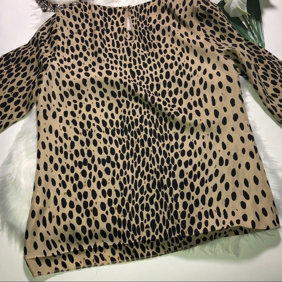 J.‎ Crew Leopard Print Scoop Neck Blouse Animal - Picture 8 of 8